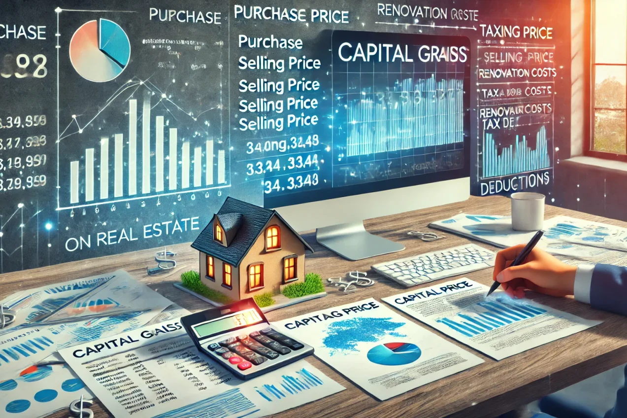 Comment se calcule la plus-value sur un bien immobilier ?